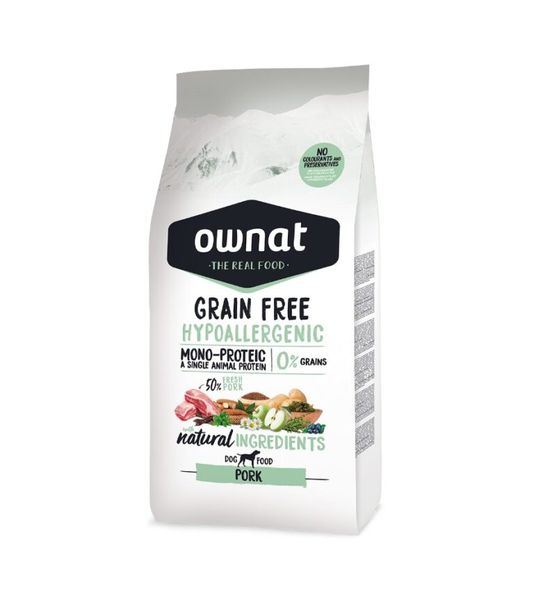 Ownat Hypoalergénico GrainFree Cerdo 3kg