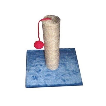 rascador-aragon-en-sisal-base-cuadrada-y-cilindro-30x30x40-cm Rascador en Sisal con Bola 45x30 cm