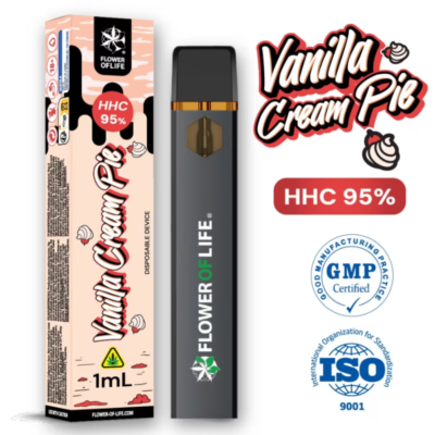 Vape Pen Desechable 95% HHC Vanilla Cream Pie 2ml