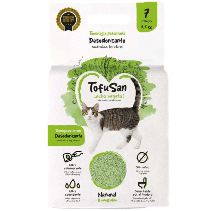 lecho-vegetal-de-tofu-tofusan-7l- TofuSan Lecho Vegetal Desodorizante Aglomerante 7L