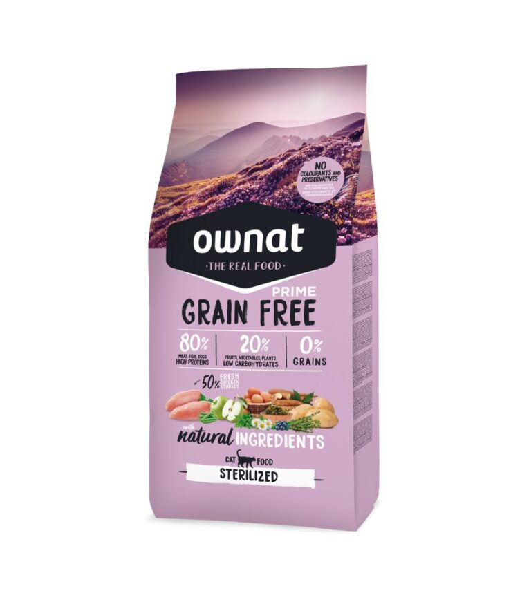 Ownat Prime Esterilizado Grain Free 3kg
