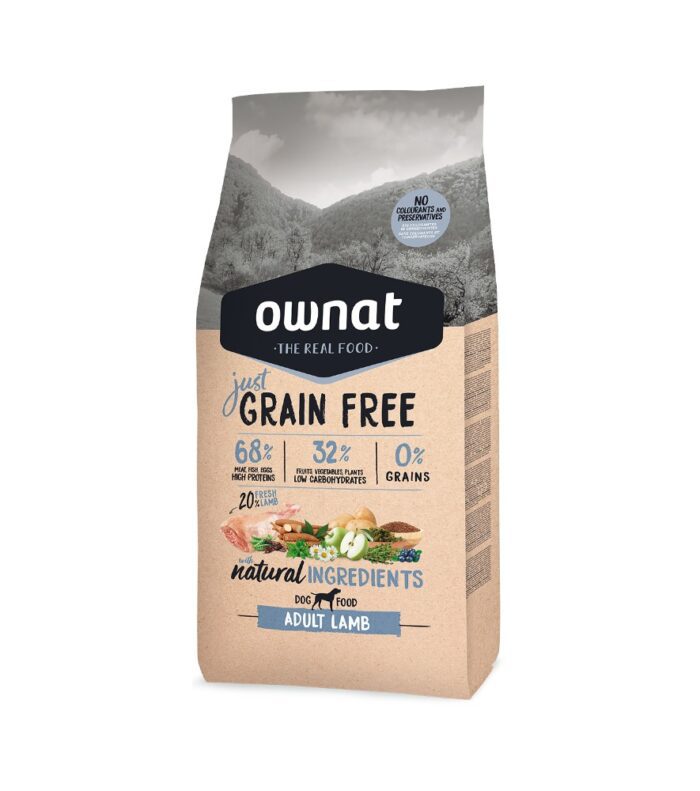 ow-just-grain-free-adult-lamb-saco-front_l Ownat Just Grain Free Cordero