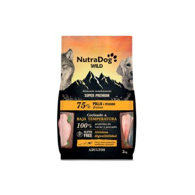 NutraDog Wild 75% Pollo y Pescado
