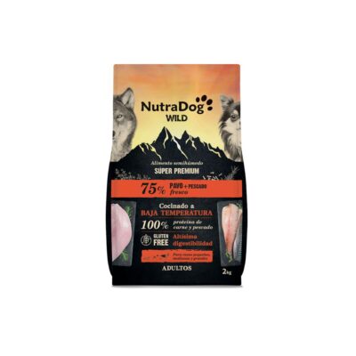 NutraDog Wild 75% Pavo y Pescado