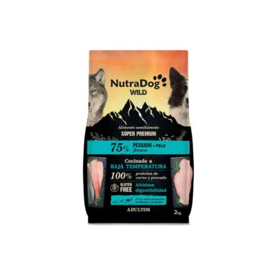 NutraDog Wild 75% Pescado y Pollo