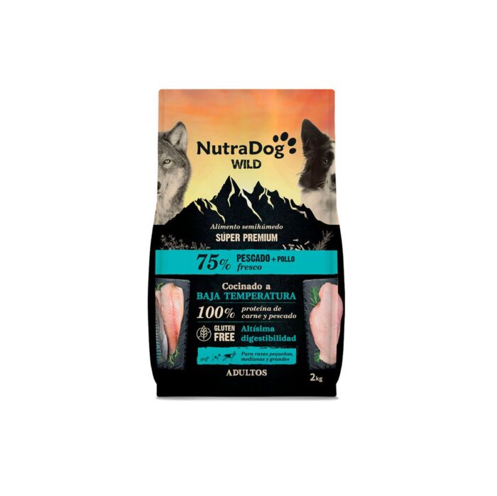 NutraDog Wild 75% Pescado y Pollo