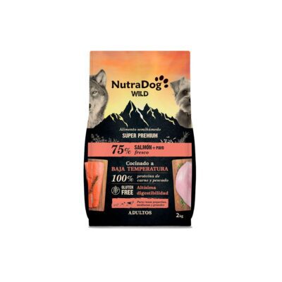 NutraDog Wild 75% Salmón y Pavo